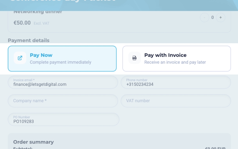 Geïntegreerd ticketingplatform | Let's Get Digital