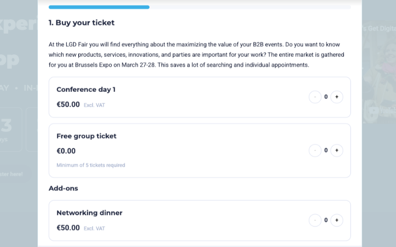Geïntegreerd ticketingplatform | Let's Get Digital